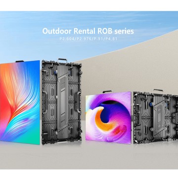 Outdoor rental led display-ROB outdoor rental series