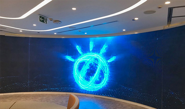 Indoor P3 LED Display Screen for IBM in Dubai, UAE